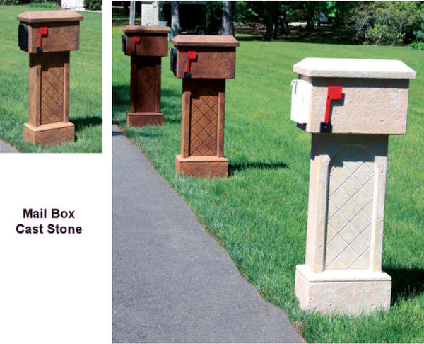Cast Stone Mailbox Tile Design